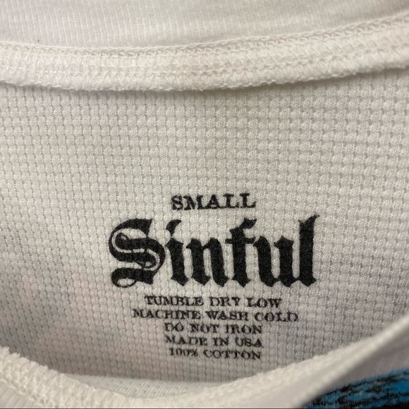 Weeping Angel Sinful Waffle Knit Thermal - Picture 5 of 13